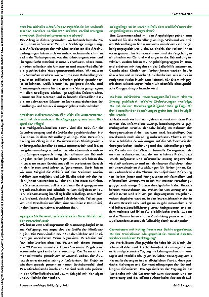 Vorschauseite 2: Zusammenarbeit mit Angehörigen gehört zum Standard