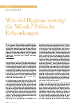 Vorschauseite 1: Wie viel Hygiene verträgt die Würde? Ethische Erkundungen