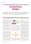 Vorschauseite 1: Zusätzliches Budget