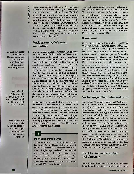Vorschauseite 3: Rotes Gold: Safran als natürliches Antidepressivum