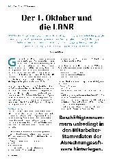 Vorschauseite 1: Der 1. Oktober und die LBNR