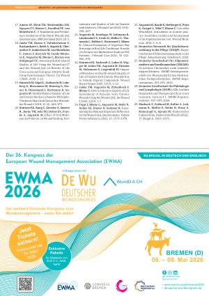 Vorschauseite 4: Der Wound-Act: Von der Lebensqualitätsmessung zur patientennahen Lösung – ein praxisnahes Instrument für die Pflege von Menschen mit chronischen Wunden