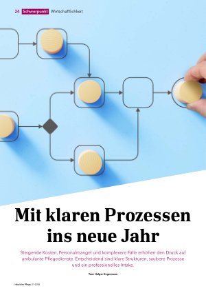 Vorschauseite 1: Mit klaren Prozessen ins neue Jahr
