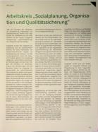 Vorschauseite 1: Arbeitskreis „Sozialplanung, Organisation und Qualitätssicherung“