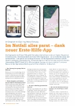 Vorschauseite 1: Im Notfall alles parat - dank neuer Erste-Hilfe-App