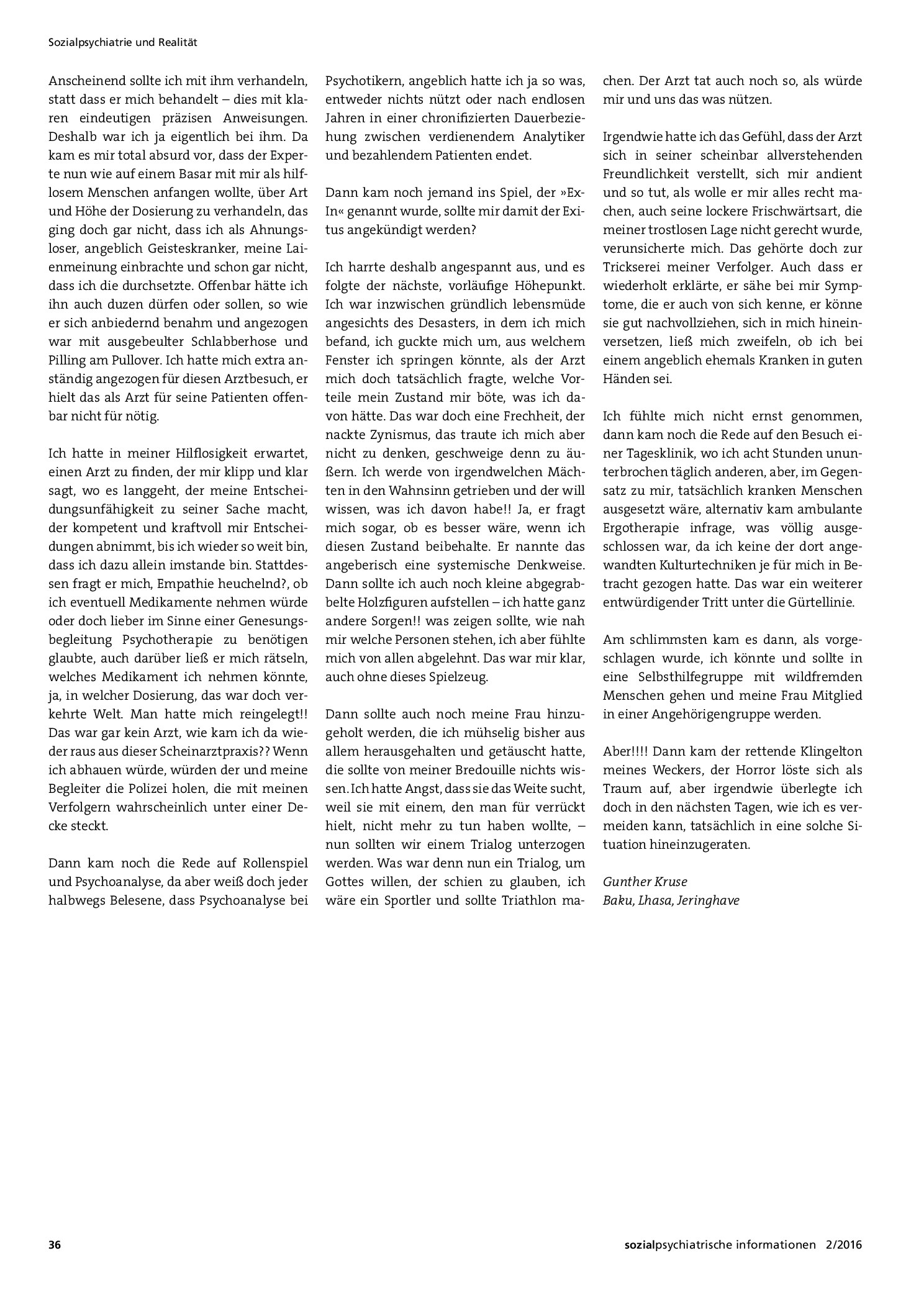 Vorschauseite 2: Kruses sozialpsychiatrischer Alp(b)traum