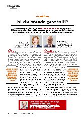 Vorschauseite 1: Ist die Wende geschafft?
