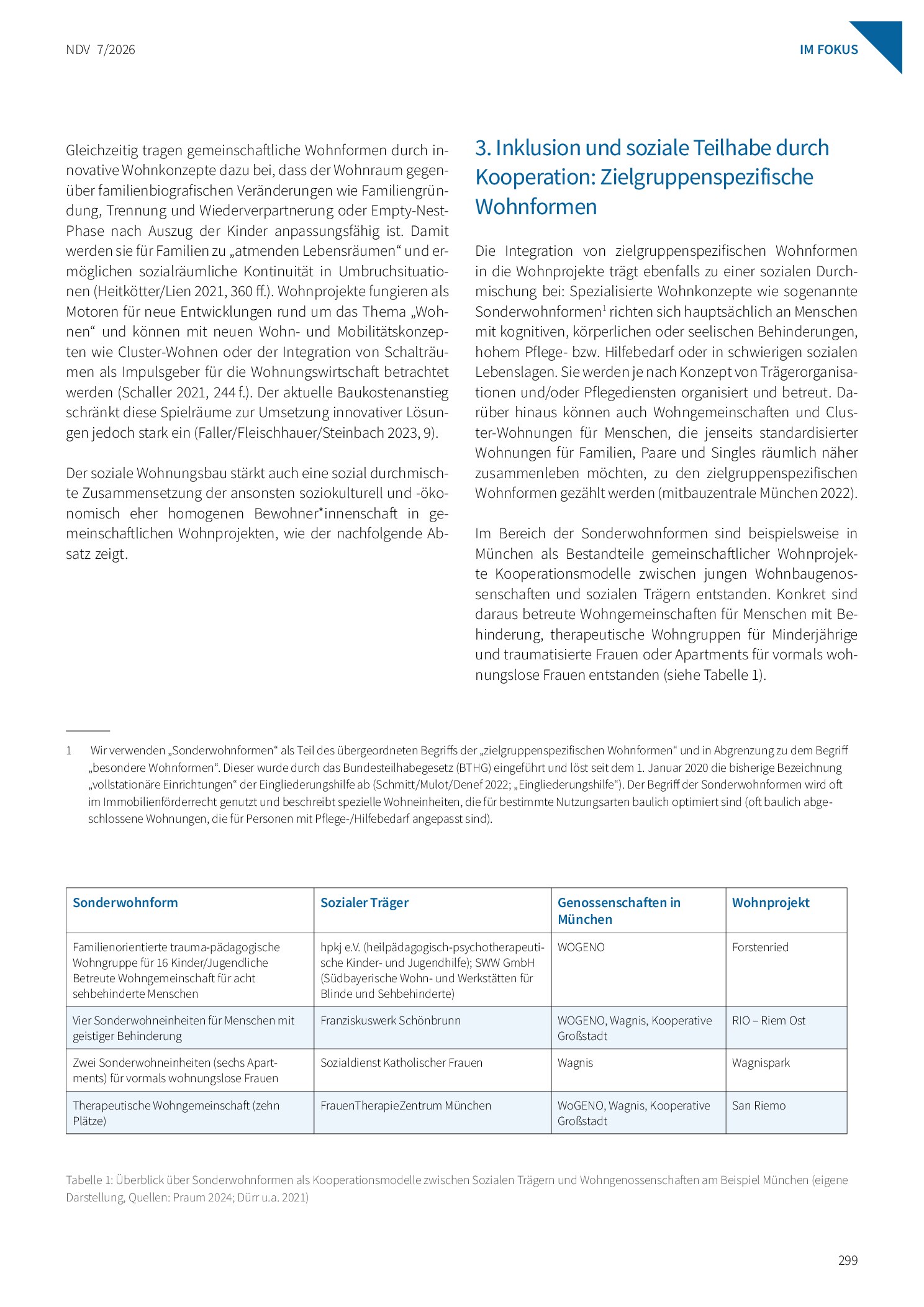 Vorschauseite 3: Sozialpolitische Dimensionen gemeinschaftlicher Wohnformen: Ansätze und Befunde aus familienorientierter Sicht