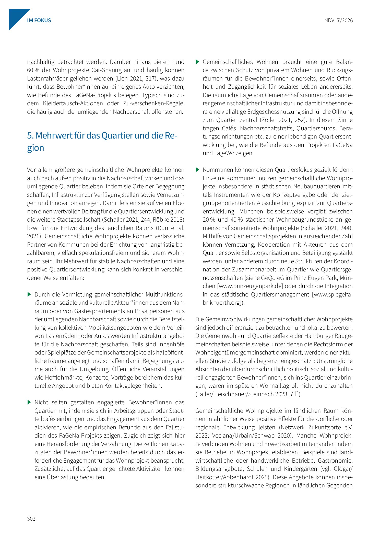 Vorschauseite 6: Sozialpolitische Dimensionen gemeinschaftlicher Wohnformen: Ansätze und Befunde aus familienorientierter Sicht