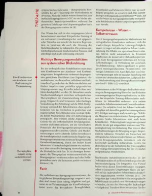Vorschauseite 3: Bewegung machts möglich Präzise Therapien für starke Gelenke