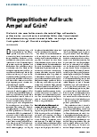 Vorschauseite 1: Pflegepolitischer Aufbruch: Ampel auf Grün?