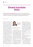 Vorschauseite 1: Einmal kuscheln bitte.