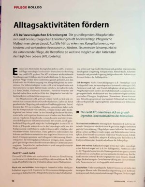 Vorschauseite 1: Alltagsaktivitäten fördern