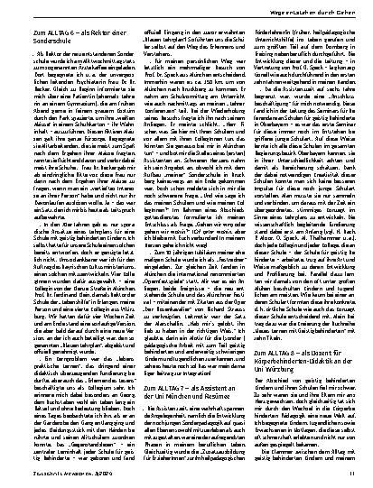 Vorschauseite 4: Wege entstehen durch Gehen.