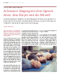 Vorschauseite 1: YOGA UND CHRISTENTUM Achtsamer Umgang mit dem eigenen Atem, dem Körper und der Mitwelt