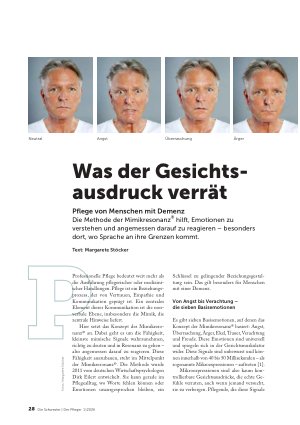 Vorschauseite 1: Was der Gesichtsausdruck verrät