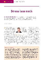 Vorschauseite 1: Stress lass nach.