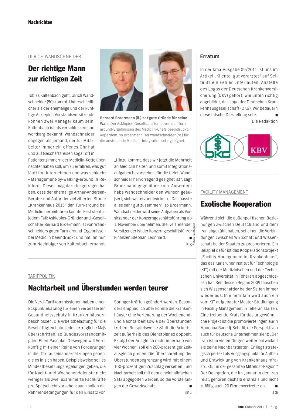 Vorschauseite 1: Exotische Kooperation