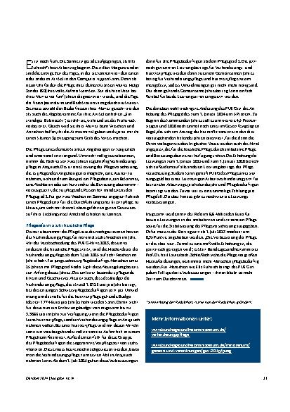 Vorschauseite 2: Verhinderungspflege: Wichtige Auszeiten für Angehörige