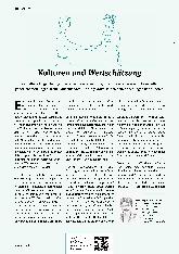 Vorschauseite 1: Kulturen und Wertschätzung