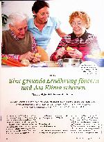 Vorschauseite 1: Eine gesunde Ernährung fördern und das Klima schonen.