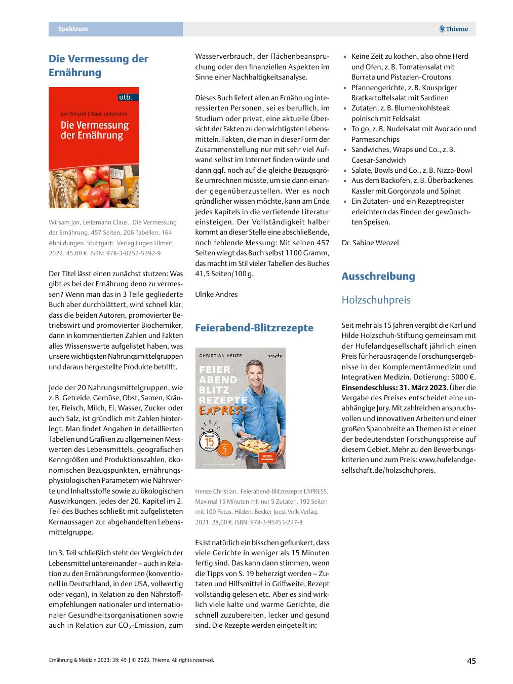 Vorschauseite 1: Buchtipps