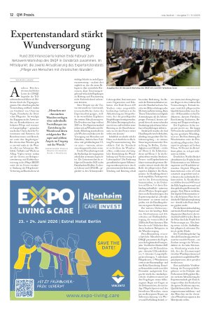Vorschauseite 1: Expertenstandard stärkt Wundversorgung
