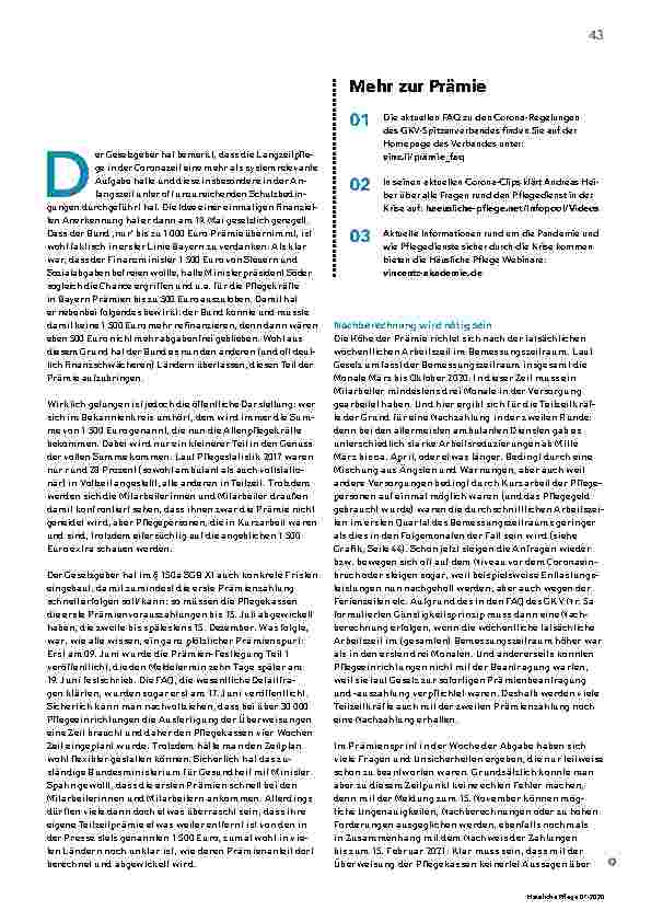 Vorschauseite 2: Nach der Prämie ist vor der Prämie.