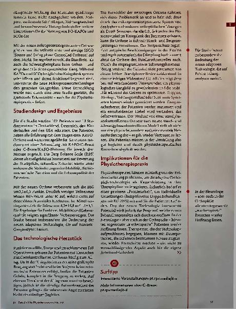 Vorschauseite 2: Mobilitäts-Revolution: Weniger Stürze durch die weltweit erste computergesteuerte Beinorthese