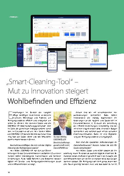 Vorschauseite 1: "Smart-Cleaning-Tool" – Mut zu Innovation steigert Wohlbefinden und Effizienz