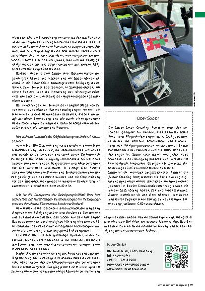 Vorschauseite 2: "Smart-Cleaning-Tool" – Mut zu Innovation steigert Wohlbefinden und Effizienz