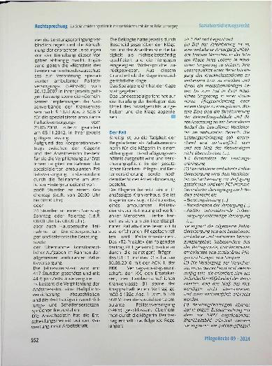 Vorschauseite 2: Zur Sozialversicherungspflicht in der spezialisierten ambulanten Palliativversorgung (Palliativ-Care-Team)