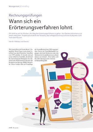 Vorschauseite 1: Rechnungsprüfungen Wann sich ein Erörterungsverfahren lohnt