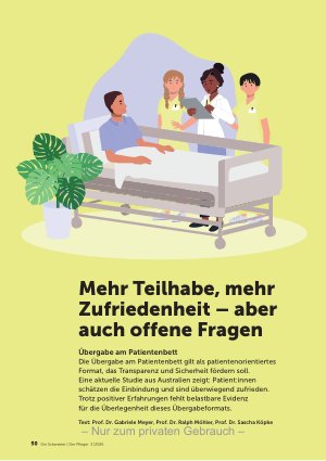Vorschauseite 1: Mehr Teilhabe, mehr Zufriedenheit – aber auch offene Fragen