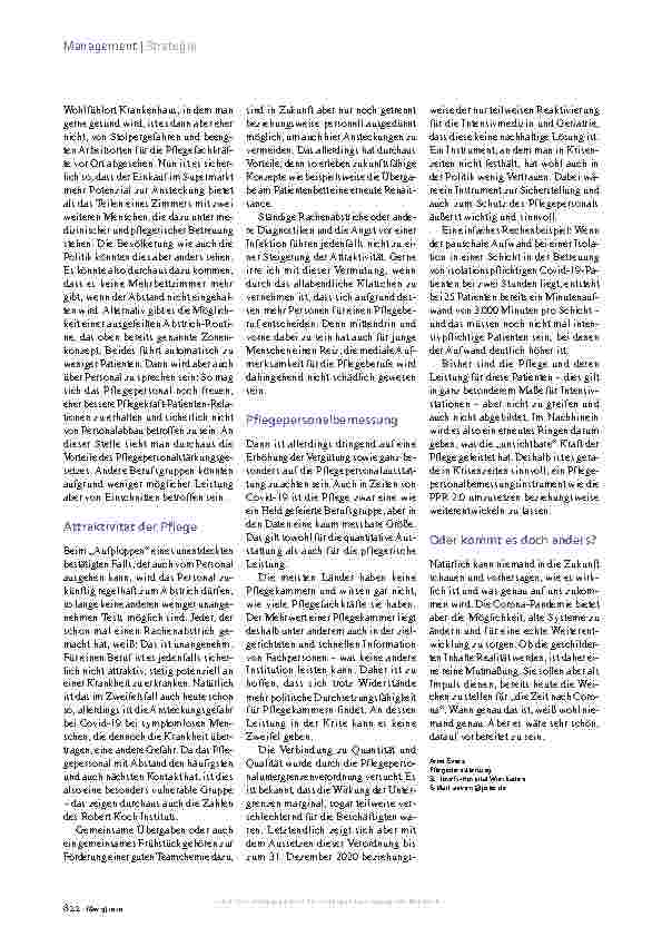 Vorschauseite 3: Alltag mit Corona: Von der Dystopie zur Utopie