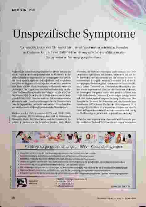 Vorschauseite 1: Unspezifische Symptome