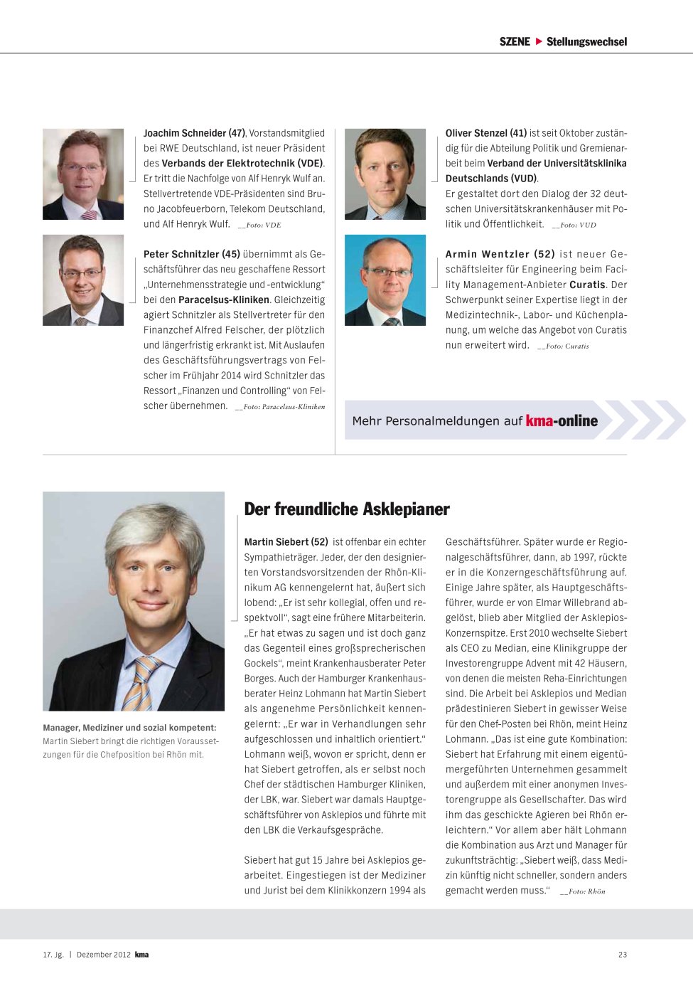Vorschauseite 1: Der freundliche Asklepianer