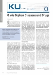 Vorschauseite 1: Corrected: Oh, wie Orphan Diseases und Drugs