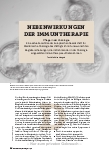 Vorschauseite 1: NEBENWIRKUNGEN DER IMMUNOTHERAPIE