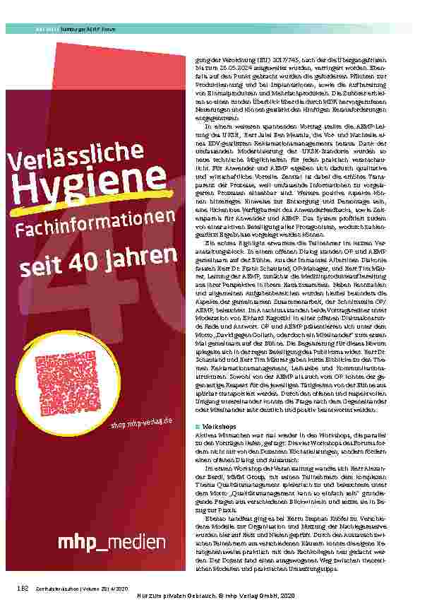 Vorschauseite 3: Fortbildung über den Dächern Hamburgs