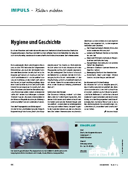 Vorschauseite 1: Hygiene und Geschichte
