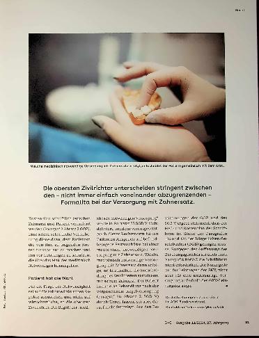 Vorschauseite 2: Keine Unterschrift des Patienten bei Zahnersatz erforderlich.