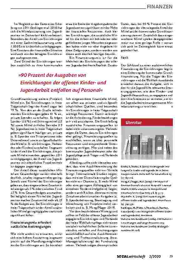 Vorschauseite 2: FINANZIERUNGSMIX Grundlagen sichern