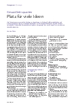 Vorschauseite 1: Gesundheitsquartier: Platz für viele Ideen