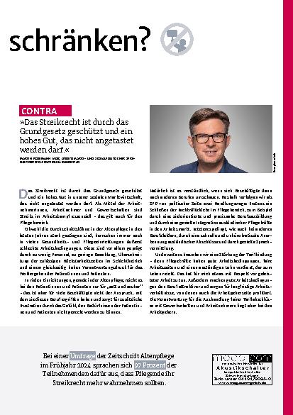 Vorschauseite 2: Streikrecht einschränken