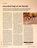 Vorschauseite 1: Gesundheit liegt vor der Haustür.