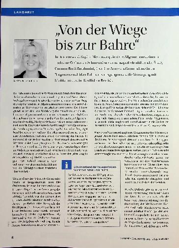 Vorschauseite 1: "Von der Wiege bis zur Bahre"