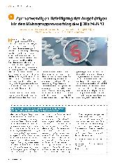 Vorschauseite 1: Zur notwendigen Beteiligung der Angehörigen für den Wohngruppenzuschlag des § 38a SGB XI