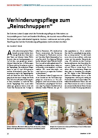 Vorschauseite 1: Verhinderungspflege zum „Reinschnuppern“