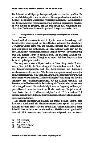 Vorschauseite 6: Erfüllung von Kinderwünschen mit Hilfe Dritter – die transnationale Praxis der Eizellspende